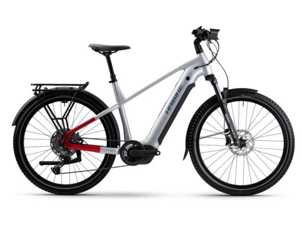 Haibike TREKKING 7 HIGH i800Wh 11-G Cues 25-26 HB BCXK GL_grey/red/blue Rh L/50
