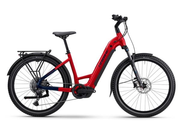Haibike TREKKING 7 LOW i800Wh 11-G Cues 25-26 HB BCXK GL_dyn. red/blue Rh S/38