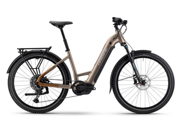 Haibike TREKKING 6.5 LOW i600Wh 10-G Cues 25-26 HB BCXK GL_toffee/sand Rh S/38