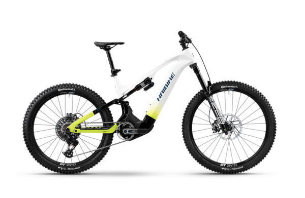 Haibike HYBE CF 11 i800Wh 12-G X0 Eagle 26 HB BCXS GL_white/blk/green Rh L