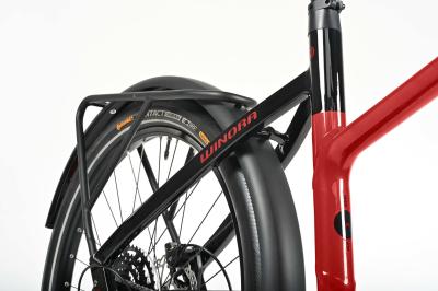 Winora iRide Pure X10 HIGH i400Wh 10-G Cues   24-25 Wi BSXM GL_red black Rh L Produktbild 4