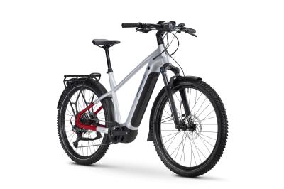 Haibike TREKKING 7 HIGH i800Wh 11-G Cues   25-26 HB BCXK GL_grey red blue Rh S 40 Produktbild 1
