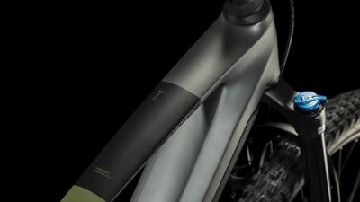 Cube Stereo Hybrid 160 HPC TM 750 27.5 flashgrey'n'olive Größe: 16" / 27.5 / S Produktbild 1