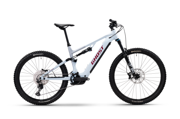 GHOST E-ASX ADVANCED snow blue/shadow gray - glossy M