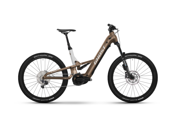 GHOST E-ASX ABS LOW coffee tropic rose/coffee arctic dust - glossy S