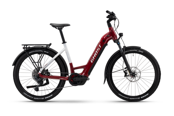 GHOST E-TERU Advanced EQ Low carbon red/chilly white - glossy S