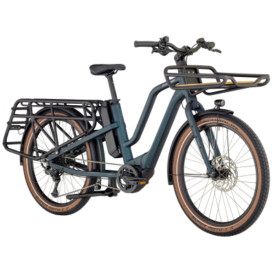 Bergamont E-Cargoville LT Edition - matt petrol blue - L Produktbild 1